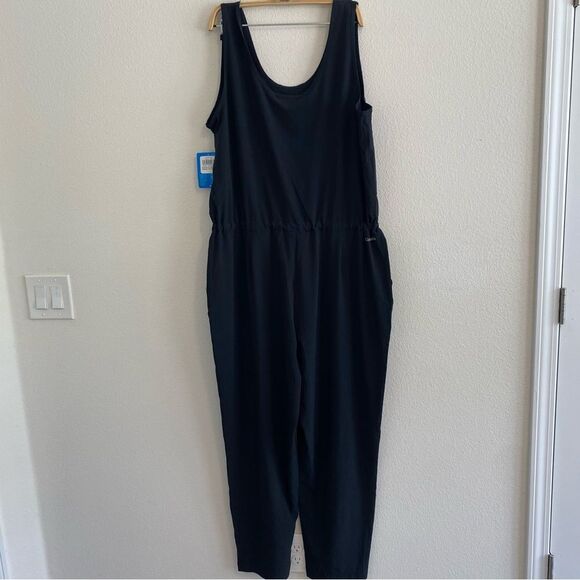 NWT Columbia Anytime Black Tank Jumpsuit Size XL - Picture 3 of 10